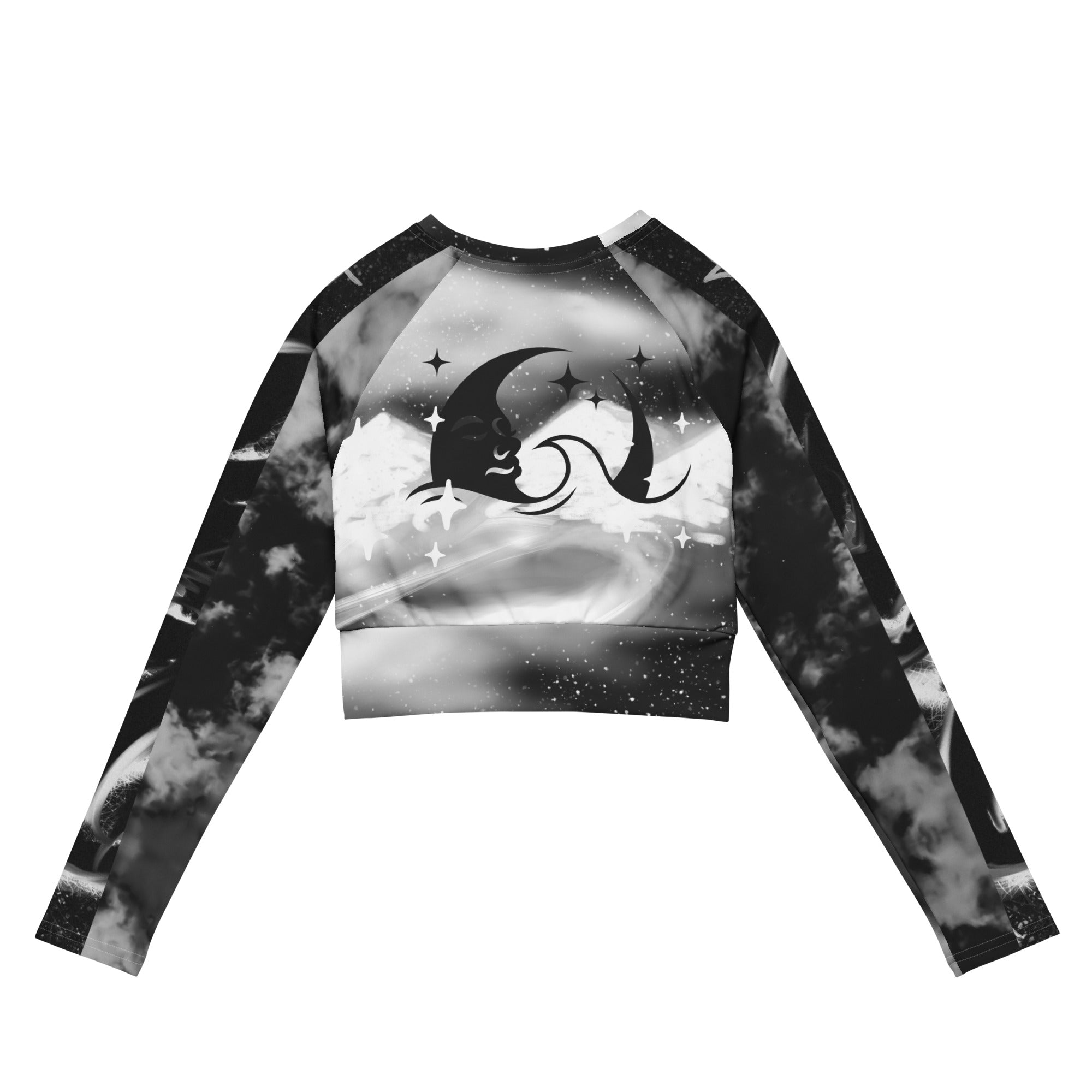 The Abyss: Signature Long-Sleeve Crop Top